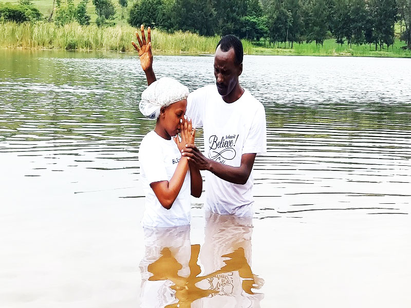 Pr Patrick Baptising