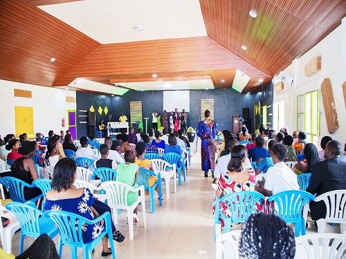 During the Church Service